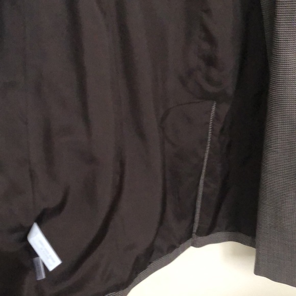 Deep brown Ann Taylor Blazer, Elegant ,Virgin Wool Blend - Picture 9 of 15